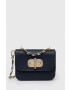 Tommy Hilfiger Кожена чанта в тъмносиньо - Pepit.bg