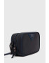 Tommy Hilfiger Кожена козметична чанта в тъмносиньо - Pepit.bg