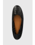 Tommy Hilfiger Кожени балеринки TH ELEVATED ELASTIC в черно FW0FW07222 - Pepit.bg