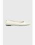 Tommy Hilfiger Кожени балеринки TH POINTED в бяло - Pepit.bg