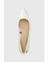 Tommy Hilfiger Кожени балеринки TH POINTED в бяло - Pepit.bg
