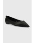 Tommy Hilfiger Кожени балеринки TH POINTED в черно - Pepit.bg