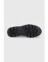 Tommy Hilfiger Кожени боти Monogram Chelsea Boot в тъмносиньо с равна подметка - Pepit.bg