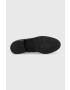 Tommy Hilfiger Кожени боти челси Th Leather Flat Boot в черно с равна подметка - Pepit.bg