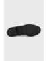 Tommy Hilfiger Кожени боти челси Th Leather Flat Boot в кафяво с равна подметка - Pepit.bg