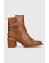 Tommy Hilfiger Кожени боти Th Belt Heeled Boot - Pepit.bg