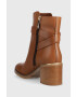 Tommy Hilfiger Кожени боти Th Belt Heeled Boot - Pepit.bg