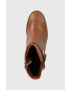 Tommy Hilfiger Кожени боти Th Belt Heeled Boot - Pepit.bg