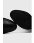Tommy Hilfiger Кожени ботуши Zip High Heel Longboot в черно с висок ток - Pepit.bg