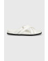 Tommy Hilfiger Кожени чехли STRAP FEMININE SANDAL в бяло - Pepit.bg