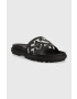 Tommy Hilfiger Кожени чехли TH ELEVATED FLAT SANDAL в черно с платформа FW0FW07407 - Pepit.bg