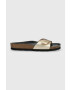 Tommy Hilfiger Кожени чехли TH MULE SANDAL GOLDEN в златисто FW0FW07070 - Pepit.bg