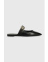 Tommy Hilfiger Кожени чехли TH POINTY FEMININE MULE в черно FW0FW06997 - Pepit.bg