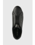 Tommy Hilfiger Кожени кецове ELASTIC SLIP ON SNEAKER в черно FW0FW07032 - Pepit.bg