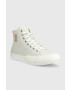 Tommy Hilfiger Кожени кецове TH HI VULC PREMIUM UNDYED в сиво - Pepit.bg