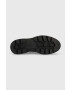 Tommy Hilfiger Кожени кубинки Monochromatic Lace Up Boot в черно с равна подметка - Pepit.bg