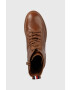 Tommy Hilfiger Кожени кубинки Monochromatic Lace Up Boot в кафяво с платформа - Pepit.bg