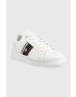 Tommy Hilfiger Кожени маратонки CORP WEBBING SNEAKER в бяло FW0FW07379 - Pepit.bg