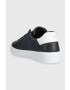 Tommy Hilfiger Кожени маратонки CORP WEBBING SNEAKER в тъмносиньо FW0FW07379 - Pepit.bg