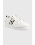 Tommy Hilfiger Кожени маратонки COURT SNEAKER WITH WEBBING в бяло FW0FW07106 - Pepit.bg