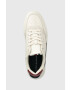 Tommy Hilfiger Кожени маратонки ELEVATED CUPSOLE LEATHER в бяло FM0FM04490 - Pepit.bg
