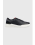 Tommy Hilfiger Кожени маратонки Elevated Cupsole Perf в тъмносиньо - Pepit.bg
