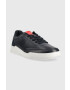 Tommy Hilfiger Кожени маратонки Elevated Cupsole Perf в тъмносиньо - Pepit.bg