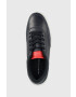 Tommy Hilfiger Кожени маратонки Elevated Cupsole Perf в тъмносиньо - Pepit.bg