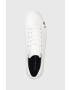 Tommy Hilfiger Кожени маратонки ELEVATED VULC LEATHER LOW в бяло FM0FM04418 - Pepit.bg