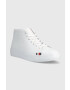 Tommy Hilfiger Кожени маратонки ELEVATED VULC LEATHER MID в бяло FM0FM04419 - Pepit.bg