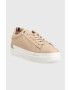 Tommy Hilfiger Кожени маратонки Fw0fw06511 Feminine Elevated Sneaker в бежово - Pepit.bg