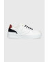 Tommy Hilfiger Кожени маратонки LEATHER BASKET SNEAKER в бяло - Pepit.bg