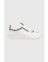 Tommy Hilfiger Кожени маратонки LOW TH BASKET SNEAKER в бежово - Pepit.bg