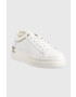 Tommy Hilfiger Кожени маратонки LUX METALLIC CUPSOLE SNEAKER в бяло FW0FW07030 - Pepit.bg