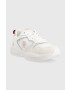 Tommy Hilfiger Кожени маратонки SPORTY TH RUNNER в бяло FW0FW06952 - Pepit.bg