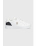 Tommy Hilfiger Кожени маратонки Th Court Sneaker в бяло - Pepit.bg