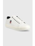 Tommy Hilfiger Кожени маратонки TH HI VULC STREET LOW LEATHER в бяло FM0FM04740 - Pepit.bg