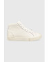 Tommy Hilfiger Кожени маратонки Th Monogram Leather Sneaker High в бежово - Pepit.bg