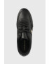 Tommy Hilfiger Кожени маратонки Th Prep Court Sneaker в черно - Pepit.bg