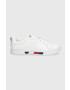 Tommy Hilfiger Кожени маратонки Tricolor Insert Sneaker - Pepit.bg