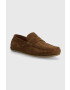 Tommy Hilfiger Кожени мокасини CASUAL HILFIGER SUEDE DRIVER в кафяво FM0FM04271 - Pepit.bg