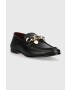 Tommy Hilfiger Кожени мокасини CHAIN LOAFER в черно с равна подметка - Pepit.bg