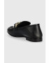 Tommy Hilfiger Кожени мокасини CHAIN LOAFER в черно с равна подметка - Pepit.bg