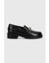 Tommy Hilfiger Кожени мокасини Tommy Twist Mocassin в черно с платформа - Pepit.bg