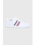Tommy Hilfiger Кожени обувки в бяло - Pepit.bg