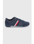 Tommy Hilfiger Кожени обувки в тъмносиньо - Pepit.bg