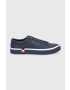 Tommy Hilfiger Кожени обувки в тъмносиньо - Pepit.bg