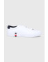 Tommy Hilfiger Кожени обувки в бяло - Pepit.bg