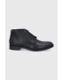 Tommy Hilfiger Кожени обувки мъжки в черно - Pepit.bg