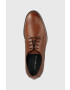 Tommy Hilfiger Кожени половинки обувки CORE HILFIGER LTH LACE UP SHOE в кафяво FM0FM03955 - Pepit.bg